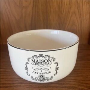 French Bakery Bowl Cafe de Paris ‘Maison Clemenceau Patisserie’ Bowl
